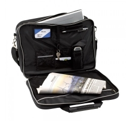 Τσάντα ρεπόρτερ MEETING με θέση για laptop, αρκετές τσέπες & ρυθμιζόμενο και αποσπώμενο ιμάντα ώμου