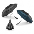 Διαφημιστική αναστρέψιμη ομπρέλα βροχής με διπλό κάλυμμα νο 99146
