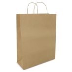 Χάρτινη τσάντα νο Ζ-1202 από ανακυκλωμένο χαρτί κραφτ 100 gm2