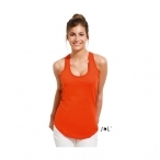 Μπλουζάκι αμάνικο γυναικείο MOKA με αθλητική πλάτη σε σχήμα 